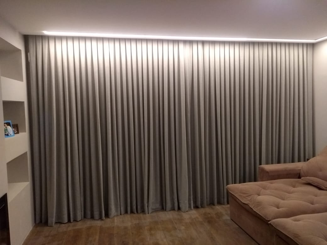 Cortinas em Sala de Estar